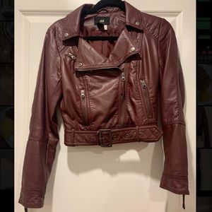 Faux Leather Jacket